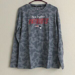 MSX by Michael Strahan for NFL Women's Camo Long Slv - Patriots (Sz L) a385577